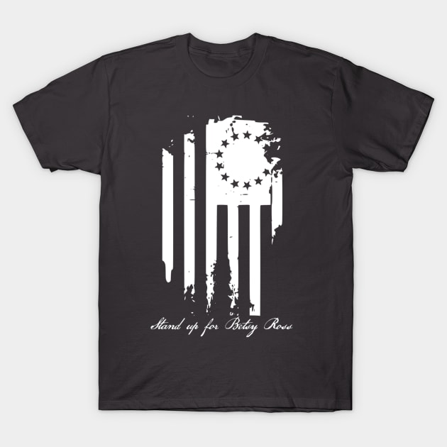 Betsy Ross T-Shirt by Crafty Walkers Shop